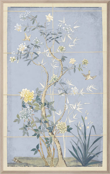 Chinoiserie Scenic, Blue Hue I